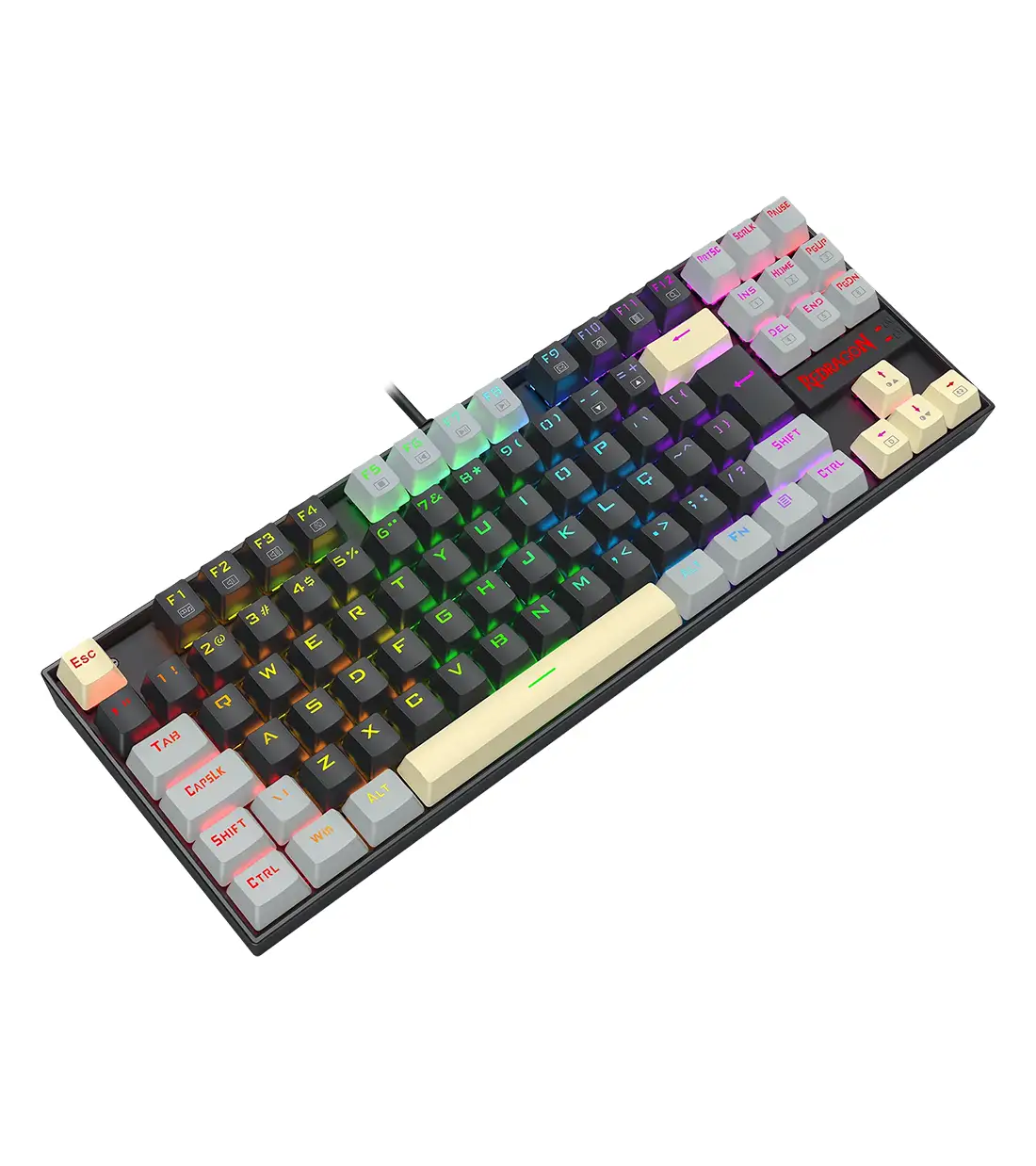 کیبورد مکانیکال گیمینگ ردراگون KUMARA K552 LGY RGB 