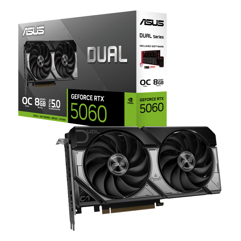 Asus Dual GeForce RTX 5060 8GB GDDR7