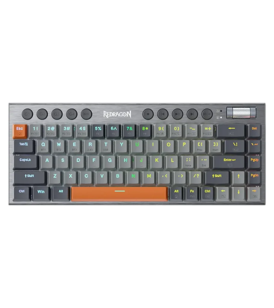کیبورد بی سیم مکانیکال گیمینگ ردراگون HORUS K609 GG Pro