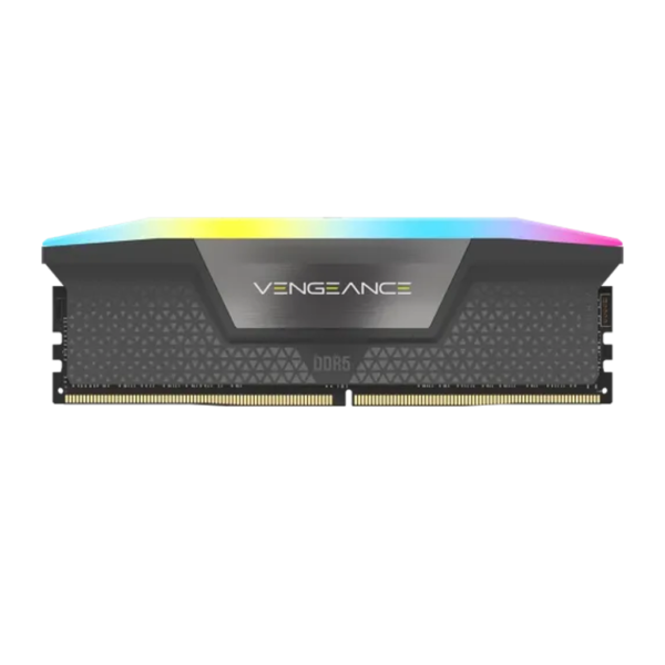 رم DDR5 دسکتاپ 16 گیگابایت 5200Mhz CL40 کورسیر مدل VENGEANCE RGB تک کاناله