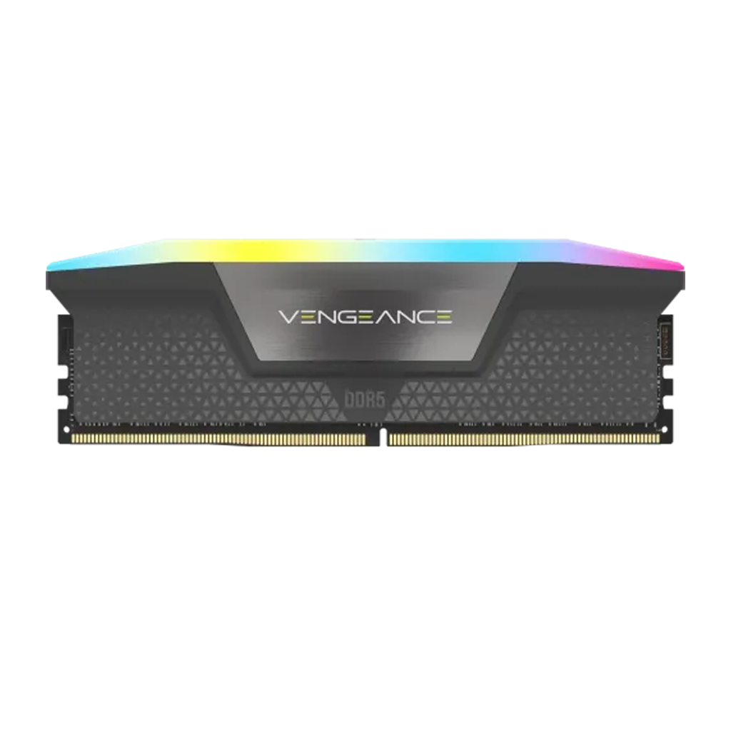 رم DDR5 دسکتاپ 16 گیگابایت 5200Mhz CL40 کورسیر مدل VENGEANCE RGB تک کاناله
