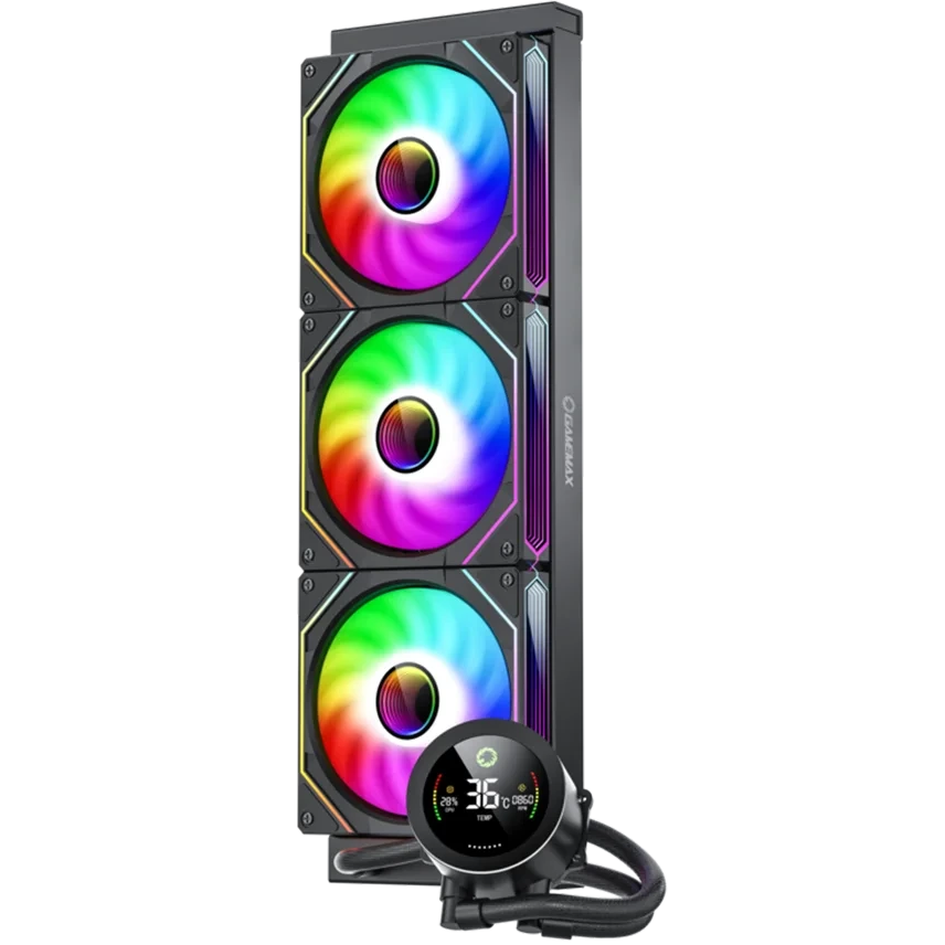 خنک کننده پردازنده مایع گیم مکس IceBurg 360 Digital Black