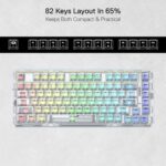 کیبورد بی سیم مکانیکال گیمینگ ردراگون ELF PRO K649-CT RGB - Image 5