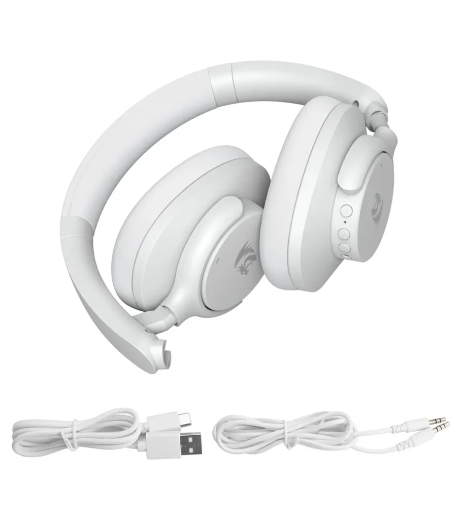 هدست بی سیم گیمینگ ردراگون H610 White