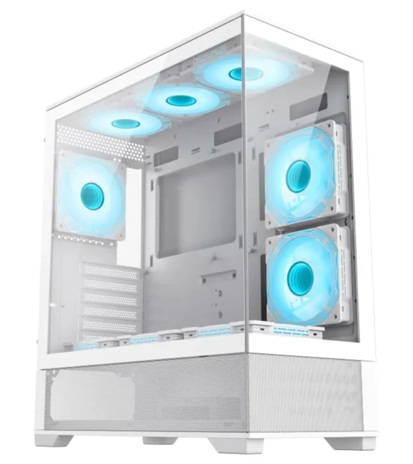 کیس کامپیوتر گیم مکس مدل Vista AW WHITE
