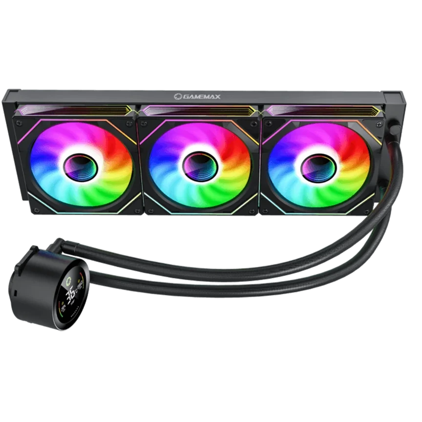 خنک کننده پردازنده مایع گیم مکس IceBurg 360 Digital Black