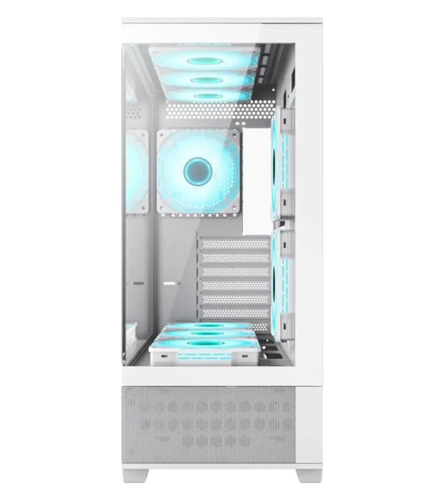 کیس کامپیوتر گیم مکس مدل Vista AW WHITE