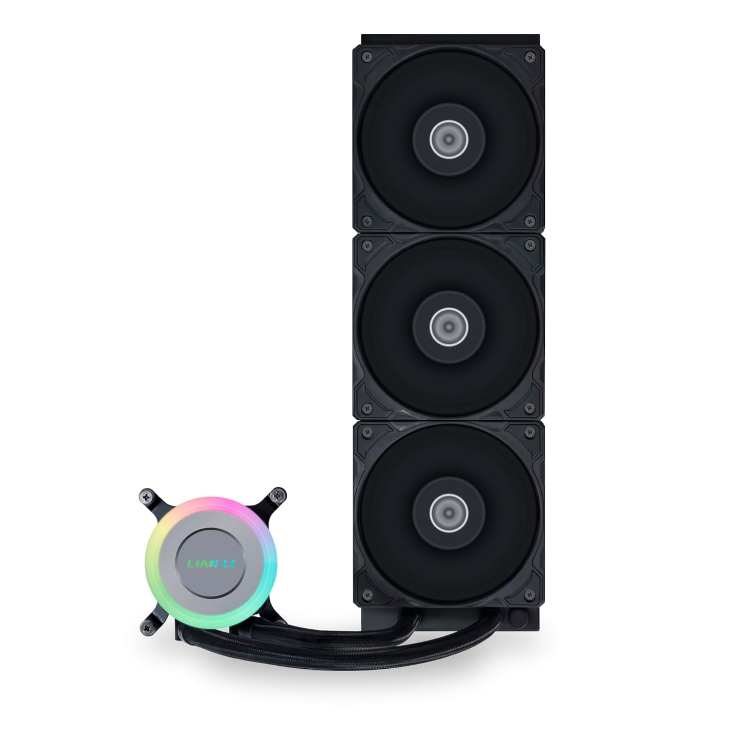 61iWcVUhFcL._SL1500_-1-1.jpg خنک کننده مایع پردازنده لیان لی GA II Lite performanc 360 Black - Image 1