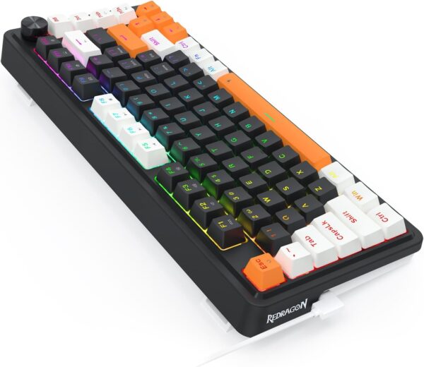 کیبورد مکانیکال گیمینگ ردراگون Landshaker K714WBO RGB - Image 3
