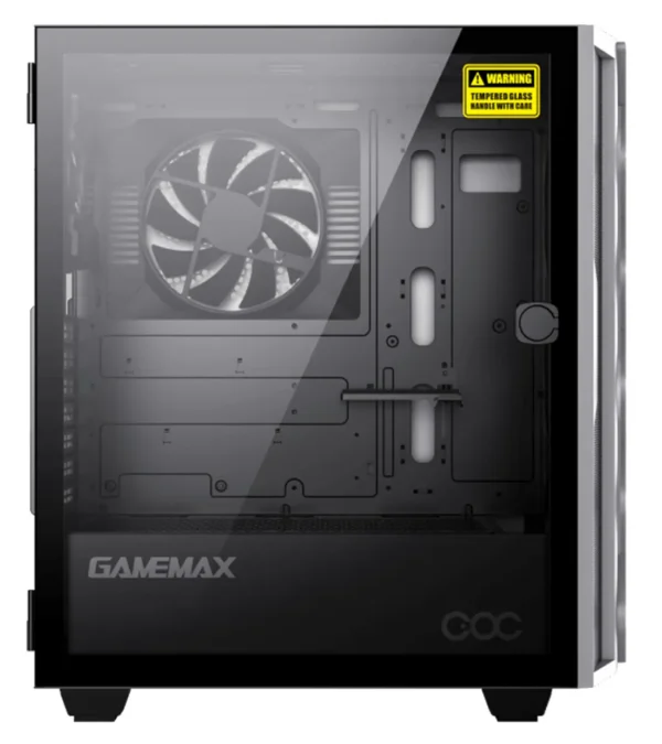 کیس کامپیوتر گیم مکس GameMax Diamond COC ARGB Mid Tower White