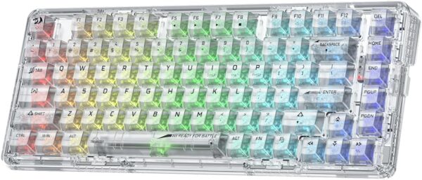کیبورد بی سیم مکانیکال گیمینگ ردراگون ELF PRO K649-CT RGB - Image 4