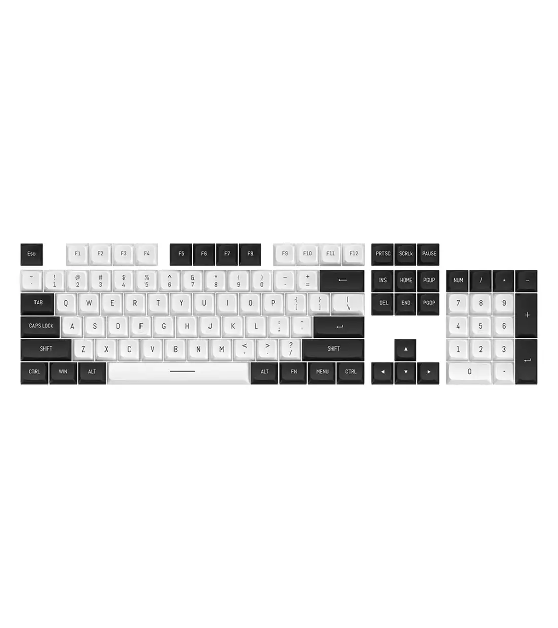 A132-CSA-PBT-1-1-1.webp مجموعه کامل کلید کیبورد مکانیکال ردراگون A132 CSA PBT - Image 1