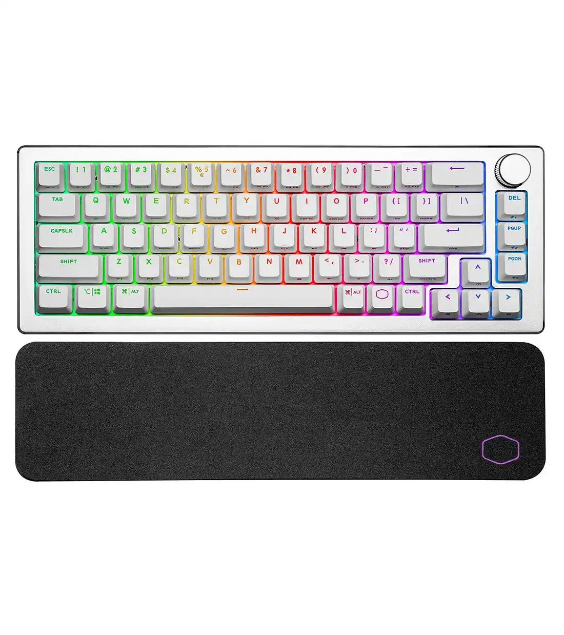 CK721-White-1.webp کیبورد گیمینگ کولرمستر مدل سفید CK721 White RED SWITCH - Image 1