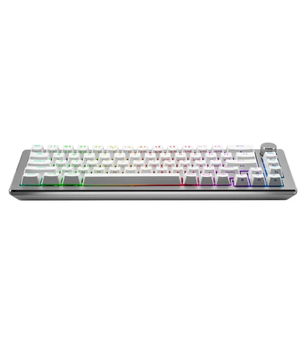 کیبورد گیمینگ کولرمستر مدل سفید CK721 White BLUE SWITCH - Image 5