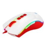 ماوس گیمینگ ردراگون COBRA Red White M711C - Image 2