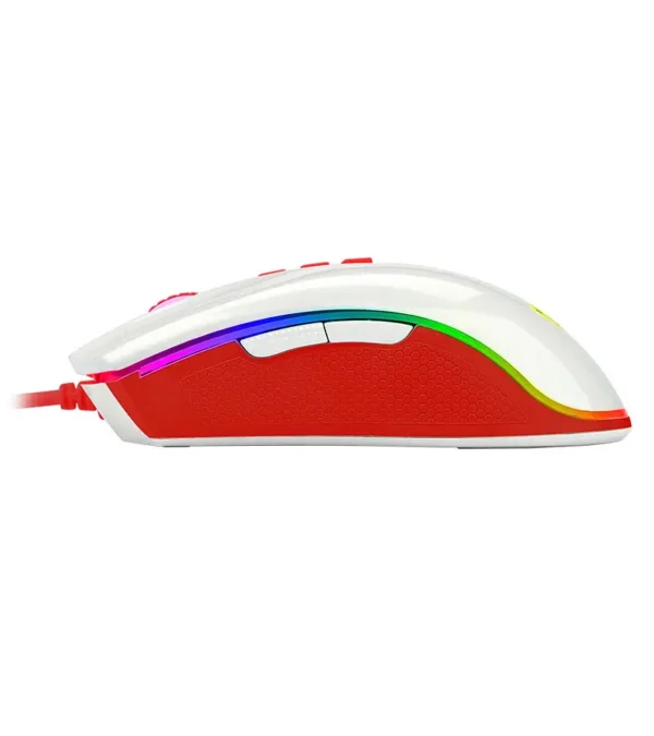 ماوس گیمینگ ردراگون COBRA Red White M711C - Image 3