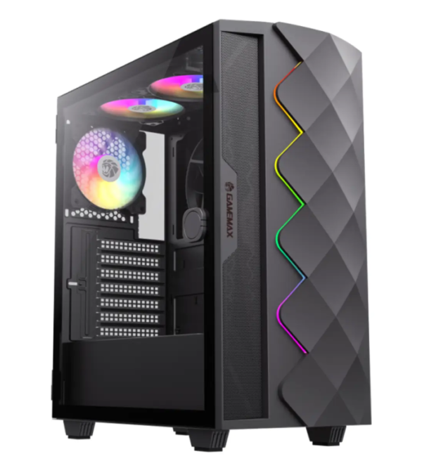 کیس گیم مکس مدل Gamemax Diamond CP Black - Image 2
