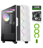 کیس گیم مکس مدل Gamemax Diamond CP White - Image 3