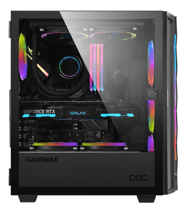 کیس-کامپیوتر-گیم-مکس GameMax Diamond COC ARGB Mid Tower black - Image 8