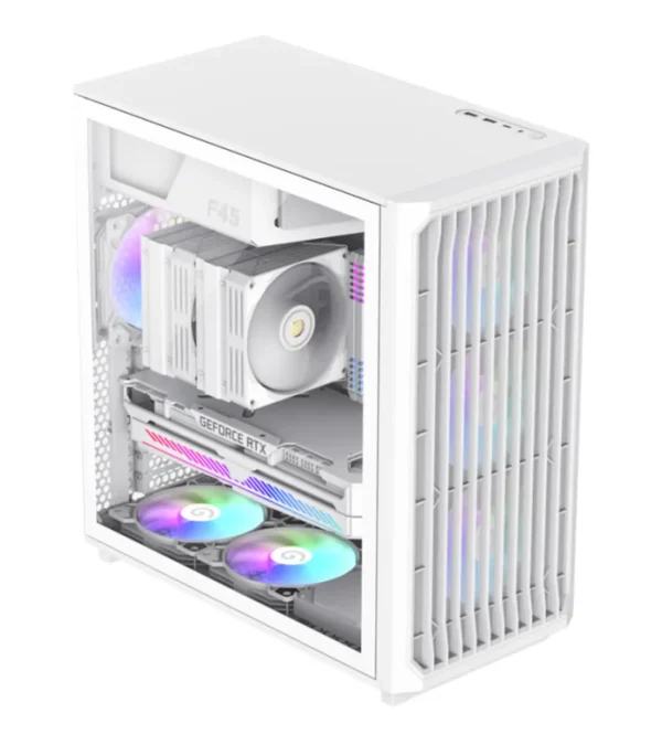 کیس گیمینگ گیم مکس F45 White - Image 4