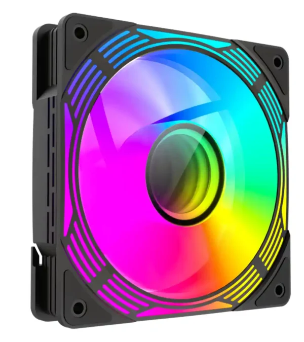 فن کیس گیم مکس FN12A-C8I-R Black - Image 4