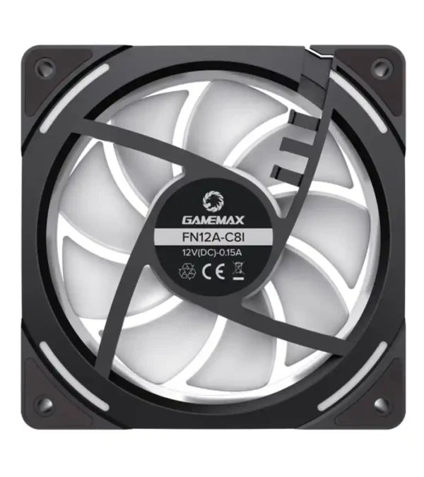 فن کیس گیم مکس FN12A C8I Black - Image 5