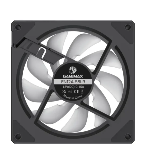 فن کیس گیم مکس FN12A-S8I-R Black - Image 9