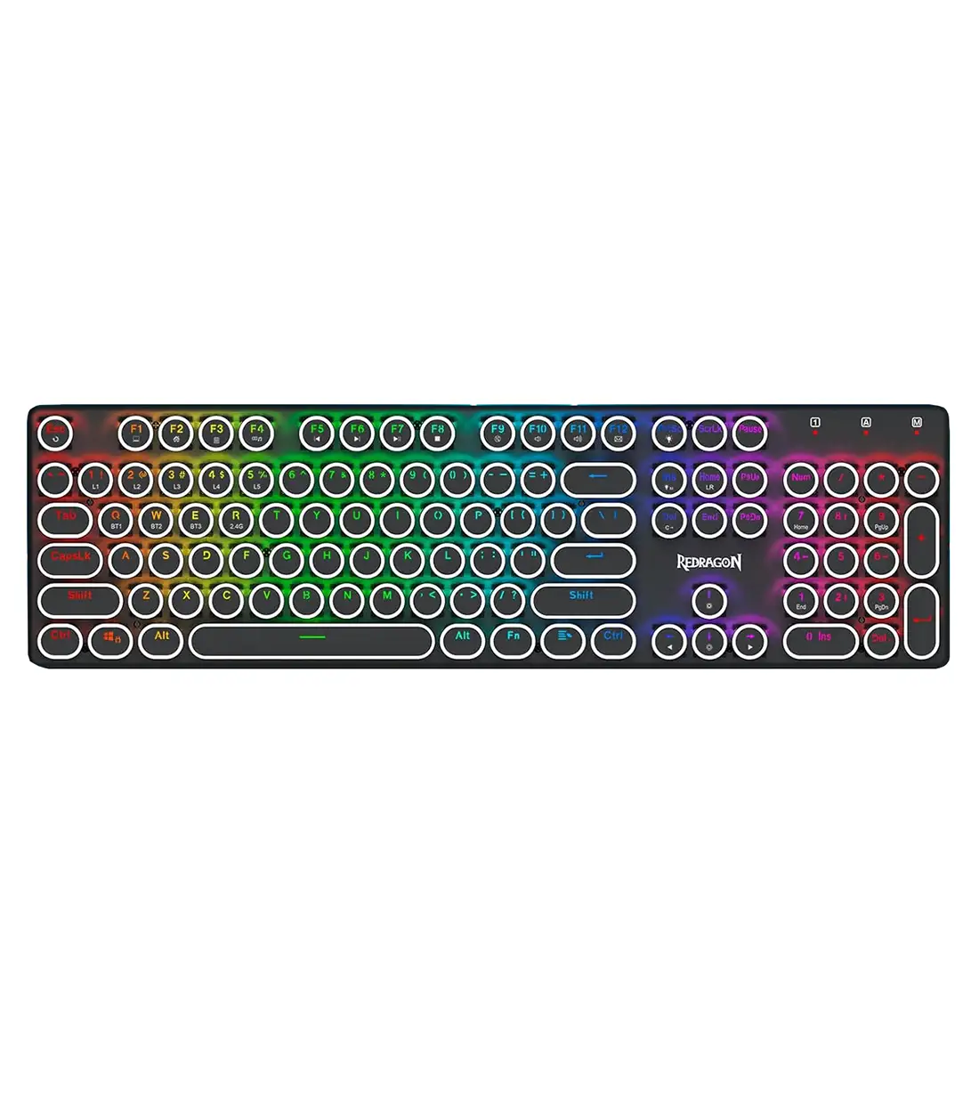 Flare-K710-Pro-1-1.webp کیبورد بی سیم/باسیم مکانیکال گیمینگ ردراگون Flare K710 Pro - Image 1