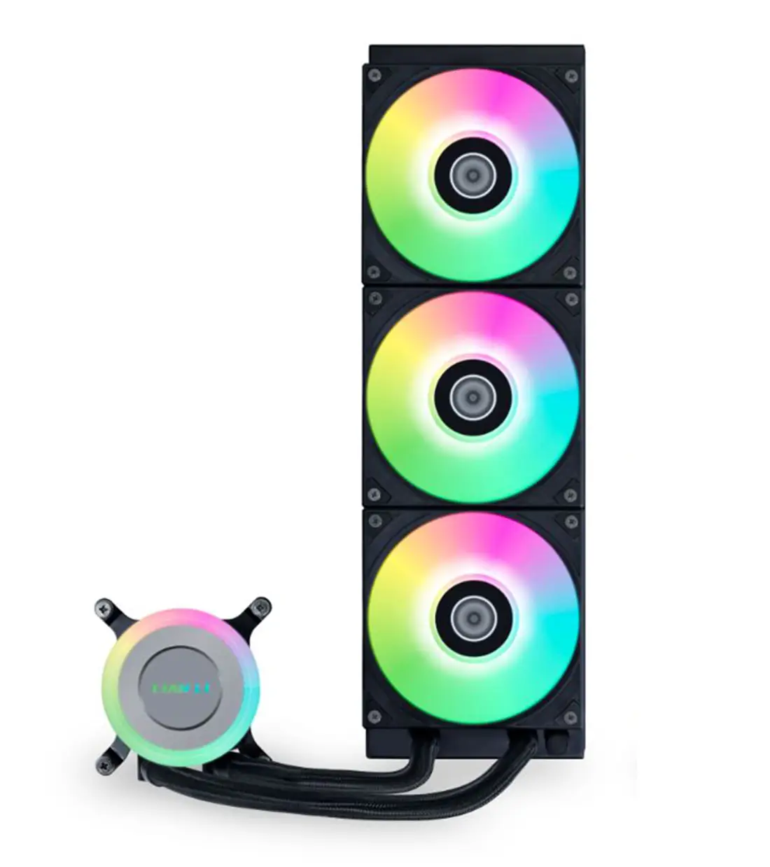 GA-II-Lite-Black1-1.webp خنک کننده مایع پردازنده لیان لی GA II Lite 360 RGB Black - Image 1
