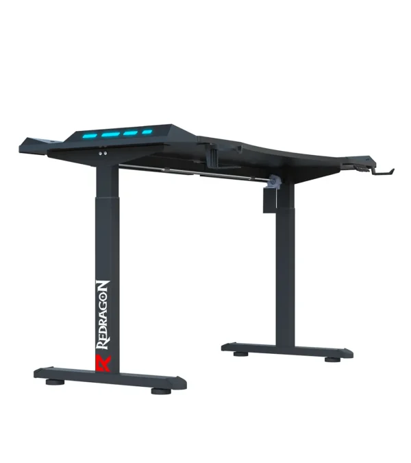 میز گیمینگ موتور دار ردراگون GD-3300-M 140cm LED - Image 6