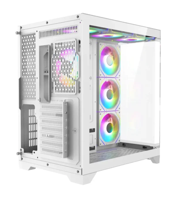 کیس گیمینگ گیم مکس HYPE-A White - Image 7