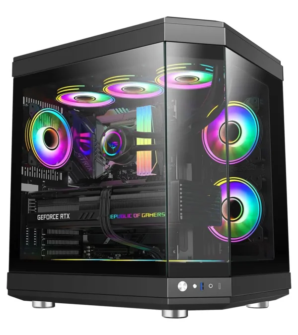 کیس کامپیوتر گیم مکس مدل HYPE Black - Image 5