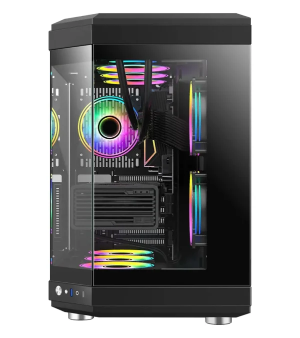 کیس کامپیوتر گیم مکس مدل HYPE Black - Image 6