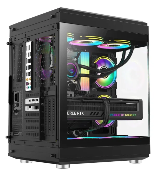 کیس کامپیوتر گیم مکس مدل HYPE Black - Image 7