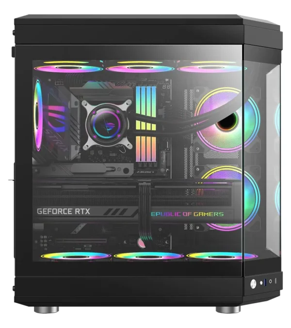 کیس کامپیوتر گیم مکس مدل HYPE Black - Image 8