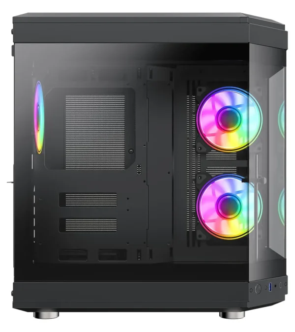کیس کامپیوتر گیم مکس مدل HYPE Black - Image 9