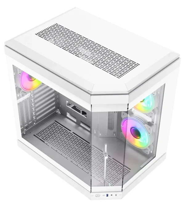 کیس کامپیوتر گیم مکس مدل HYPE White - Image 3