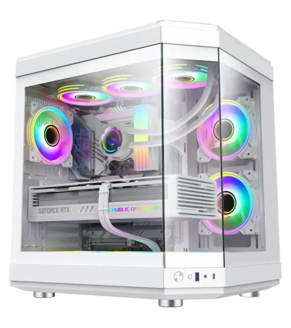 کیس کامپیوتر گیم مکس مدل HYPE White - Image 5