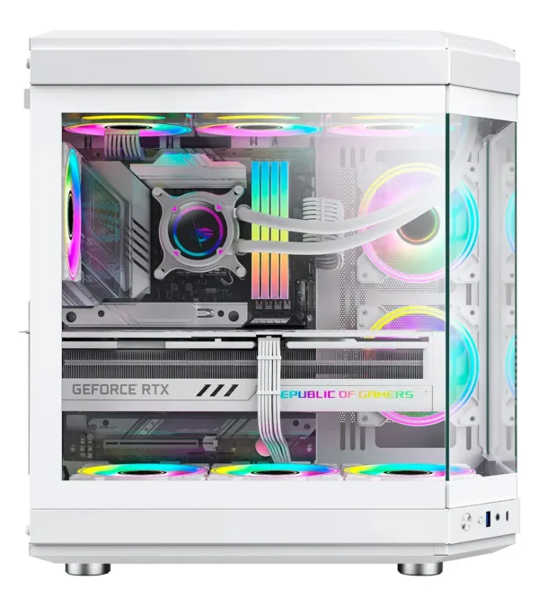 کیس کامپیوتر گیم مکس مدل HYPE White - Image 8