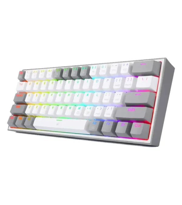 کیبورد مکانیکال گیمینگ ردراگون K617 FIZZ RGB White-Grey - Image 3