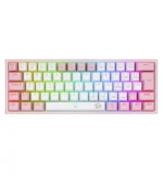 کیبورد مکانیکال گیمینگ ردراگون K617 FIZZ White-Pink