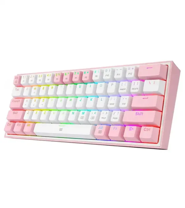 کیبورد مکانیکال گیمینگ ردراگون K617 FIZZ White-Pink - Image 3