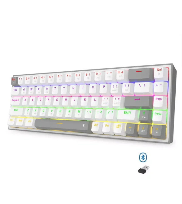 کیبورد بی سیم/باسیم مکانیکال گیمینگ ردراگون K705 WG PRO RGB - Image 3