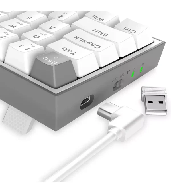 کیبورد بی سیم/باسیم مکانیکال گیمینگ ردراگون K705 WG PRO RGB - Image 4