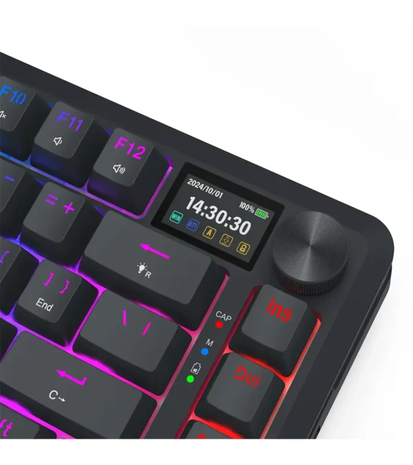کیبورد بی سیم/باسیم گیمینگ ردراگون K708 PRO Black RGB - Image 5
