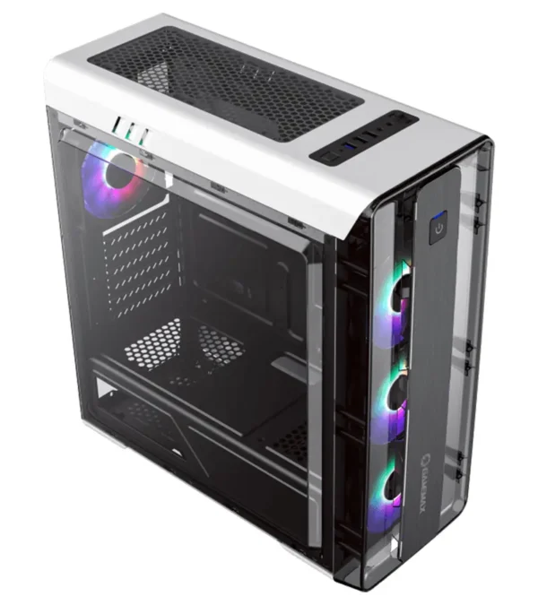 کیس کامپیوتر گیم مکس مدل MoonLight FRGB G511 white - Image 4