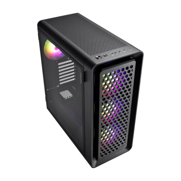 کیس کامپیوتر اف اس پی مدل FSP CUT 593P Black - Image 4