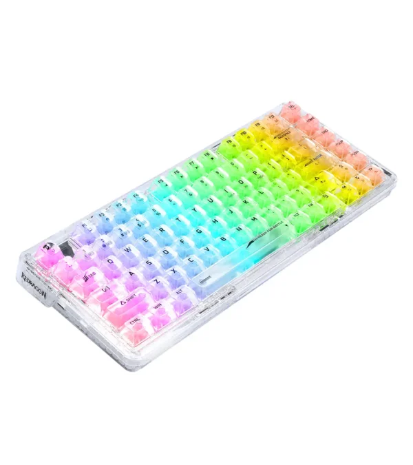 کیبورد بی سیم مکانیکال گیمینگ ردراگون ELF PRO K649-CT RGB