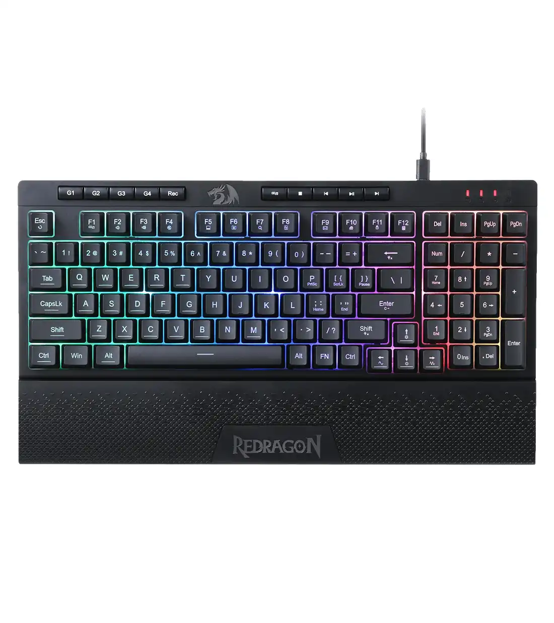 SHIVA-K515-RGB-1-1.webp کیبورد بی سیم/باسیم گیمینگ ردراگون SHIVA K515 RGB - Image 1