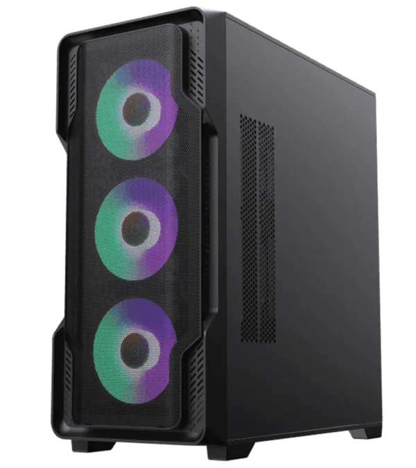 کیس کامپیوتر گیم مکس مدل siege black - Image 4